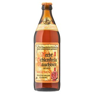 Schlenkerla Aecht Schlenkerla Rauchbier Krausen Smoked Marzen Lager Hybrid 4.5% 500ml bottle