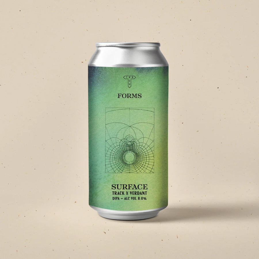 Track Brewing Co X Verdant Brewing Co Surface 11th Birthday Dipa 8% 440ml can