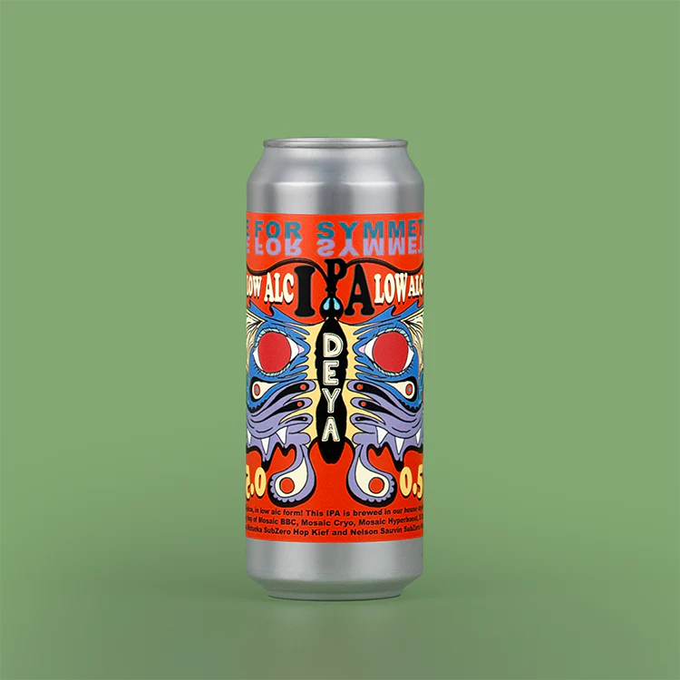 Deya Brewing Eye For Symmetry AF Low Alcohol IPA 0.5% 500ml can