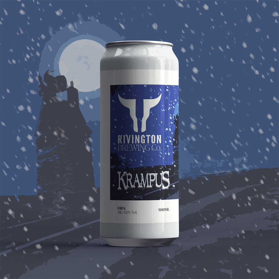 Rivington Brewing Co Krampus DIPA 8% 500ml can