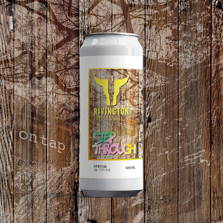 Step Through Rivington Brewing Co DDH Pale Ale 5.5% 500ml can