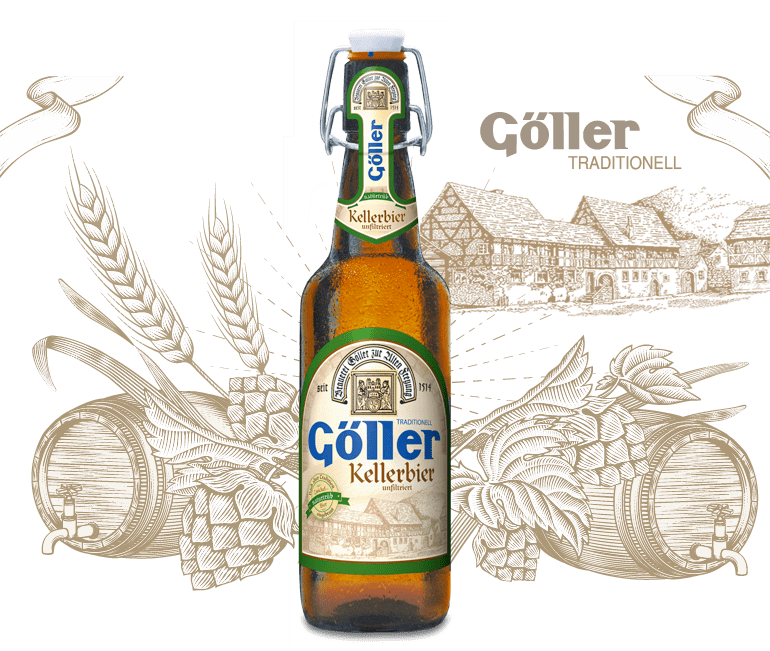 Brauerei Goller Kellerbier 4.9% 500ml bottle