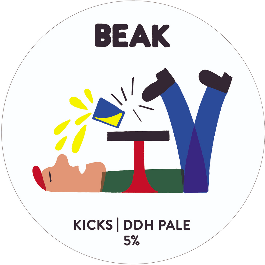 Kicks Beak Brewery DDH Pale Ale 5% 440ml can