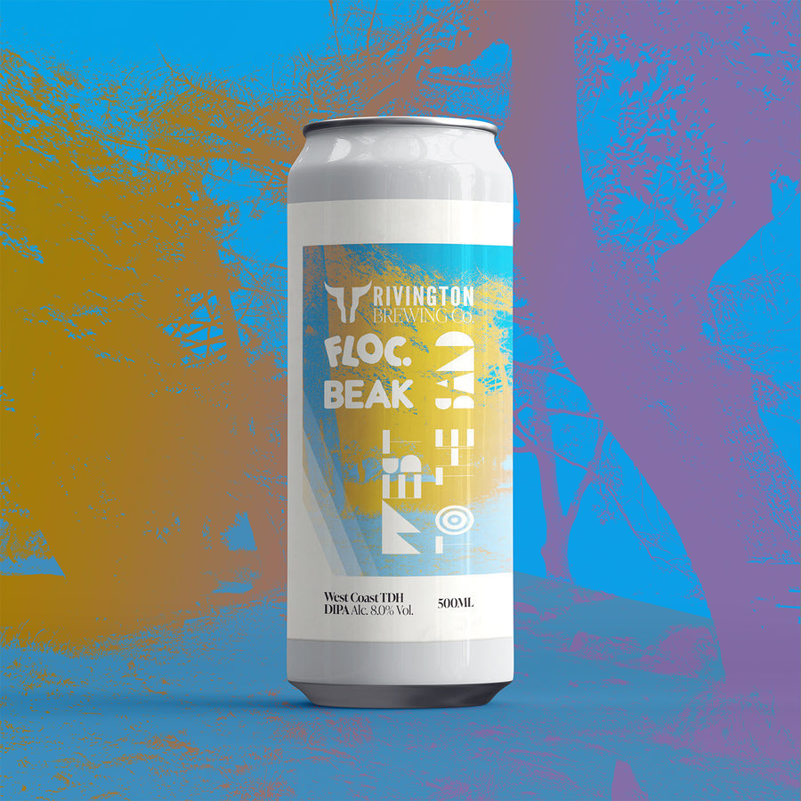 Rivington X Floc x Beak West To The Sand West Coast TDH Dipa 8.0% 500ml can