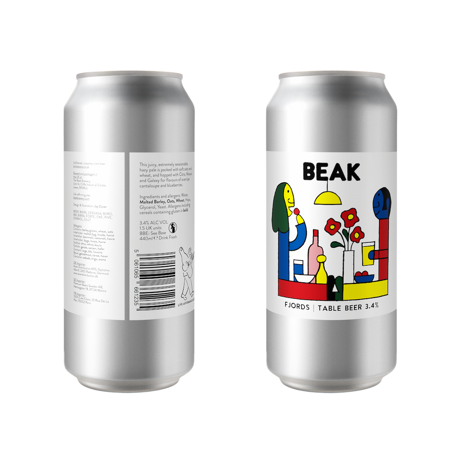 Fjords Beak Brewery Table Pale, 3.4%, 440ml Can