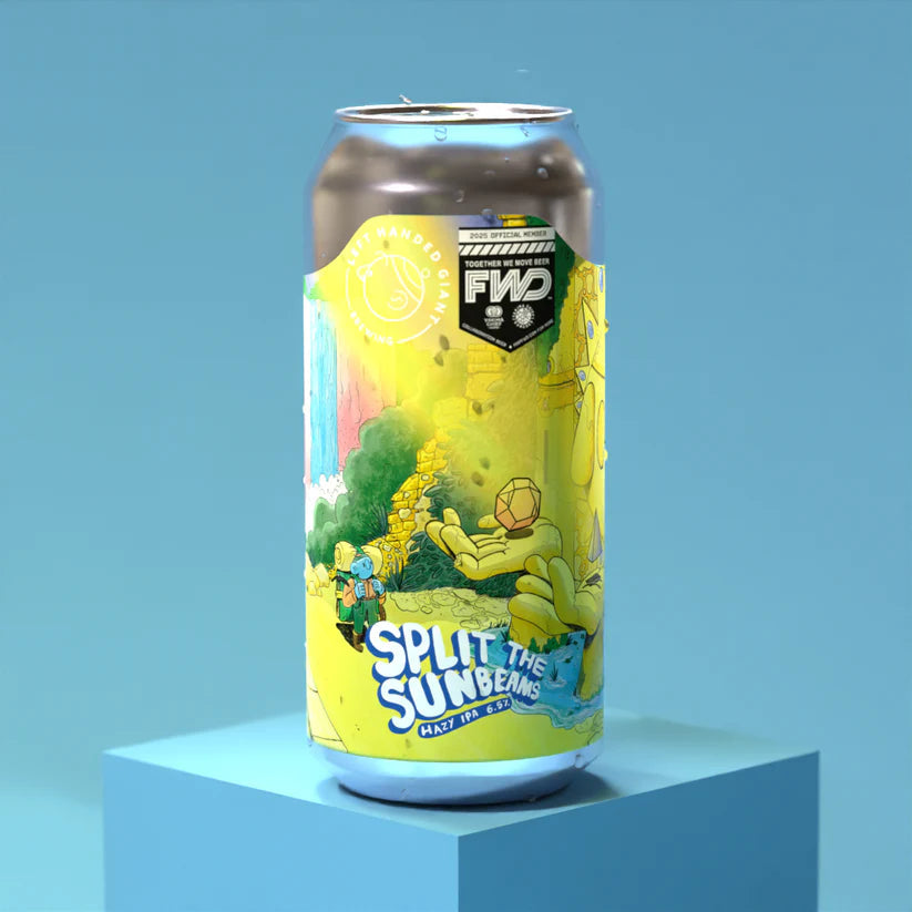 Left Handed Giant Split The Sunbeams Hazy IPA 6.5% 440ml can