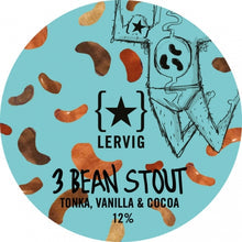 Lervig Bryggeri 3 Bean Stout Imperial Stout with Cocoa, Vanilla and Tonka Beans 12% 330ml can