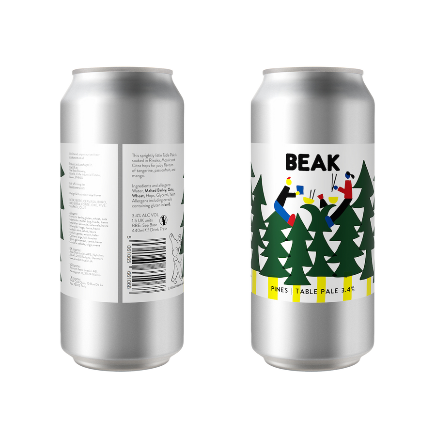 Pines Beak Brewery Table Pale 3.4% 440ml can