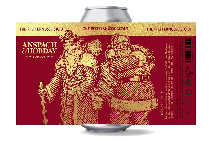 Anspach & Hobday Pfeffernusse Stout Spiced Christmas Stout 6% 440ml can