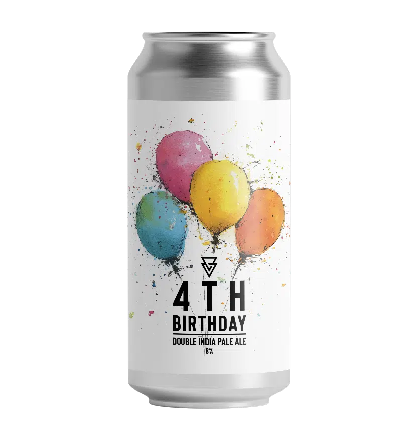 Azvex Brewing 4th Birthday DIPA 8% 440ml can