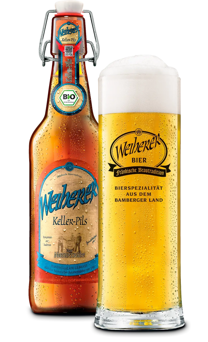 Brauerei-Gasthof Kundmuller Weiherer Keller pils Organic Keller Pils 4.9% 500ml bottle