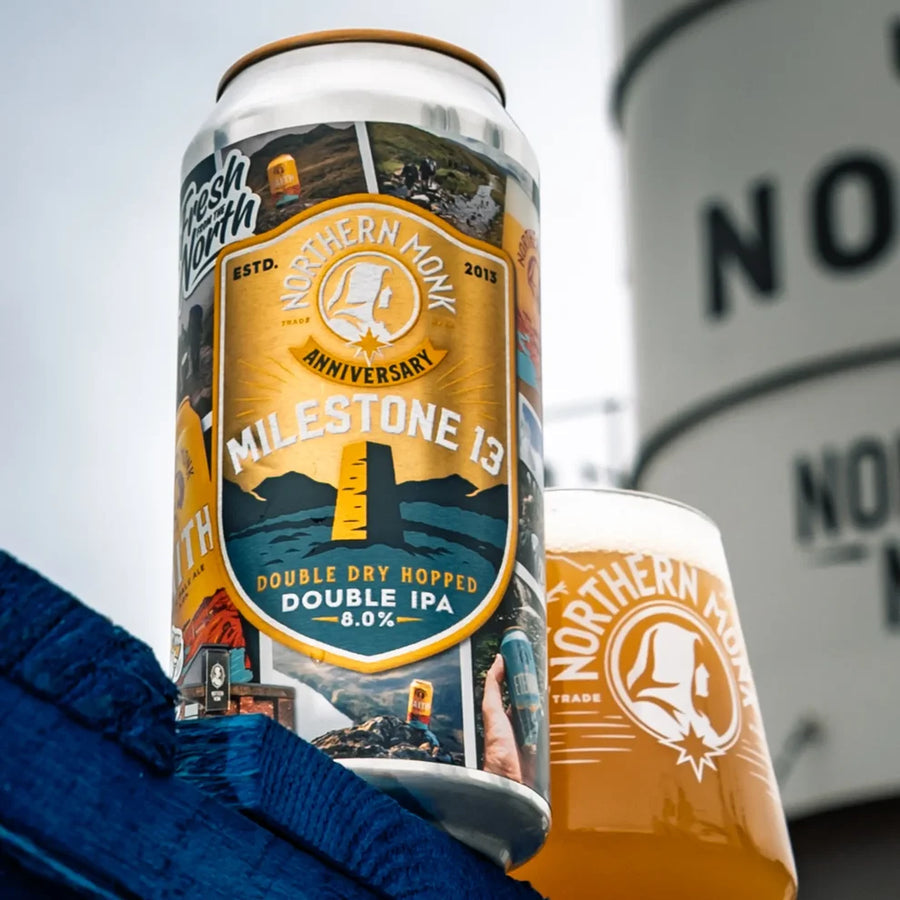 Milestone 13 Northern Monk 13th Anniversary DDH DIPA, 8%, 440ml Can