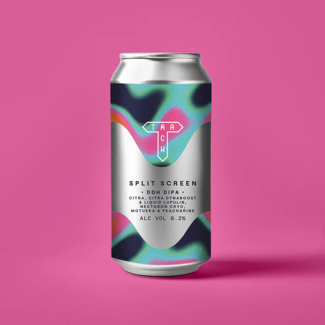 Split Screen Track Brewing Co DDH DIPA 8.2% 440ml can