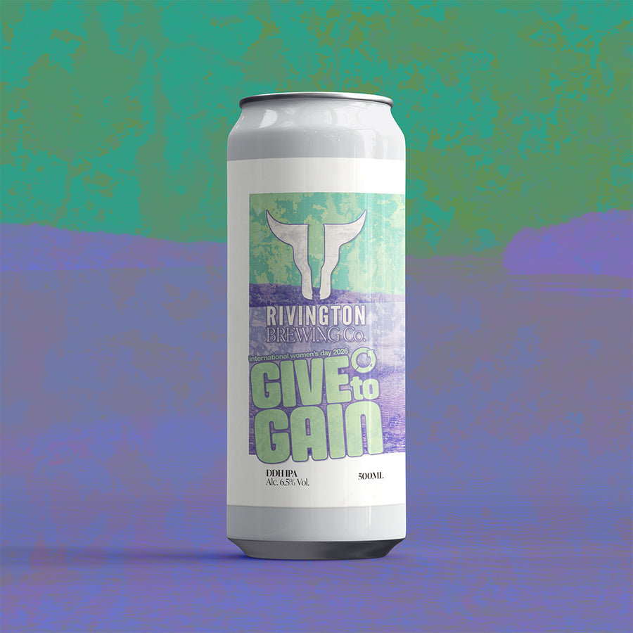 Give to Gain Rivington Brewing Co X IWD 2026 DDH IPA, 6.5%, 500ml Can