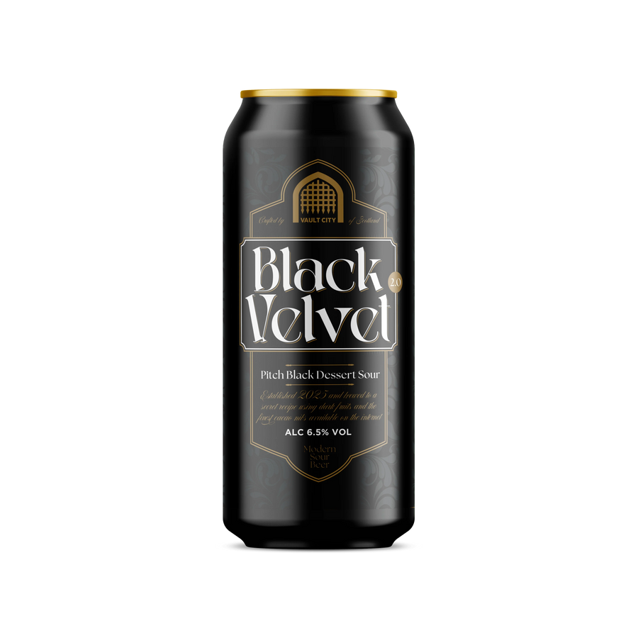 Vault City Black Velvet 2.0 Pitch Black Desert Sour 6.5% 440ml can