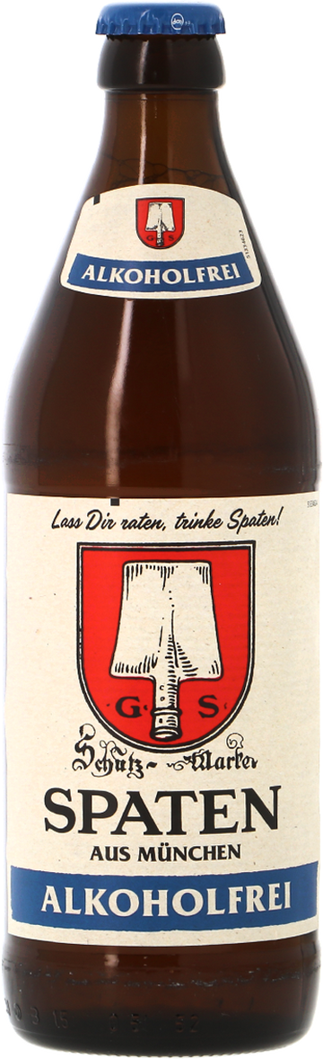 Spaten Franziskaner Brau Spaten Alkoholfrei Alcohol Free Lager 0.5% 500ml bottle