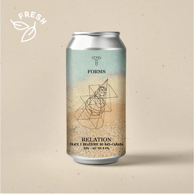 Track Brewing Co X Brasserie Du Bas Canada Relation DIPA 8% 440ml can