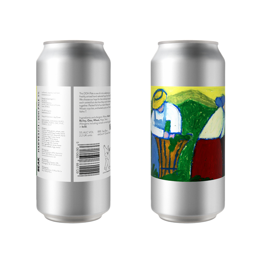 Harvest #1 Beak Brewery DDH Pale Ale, 5%, 440ml Can