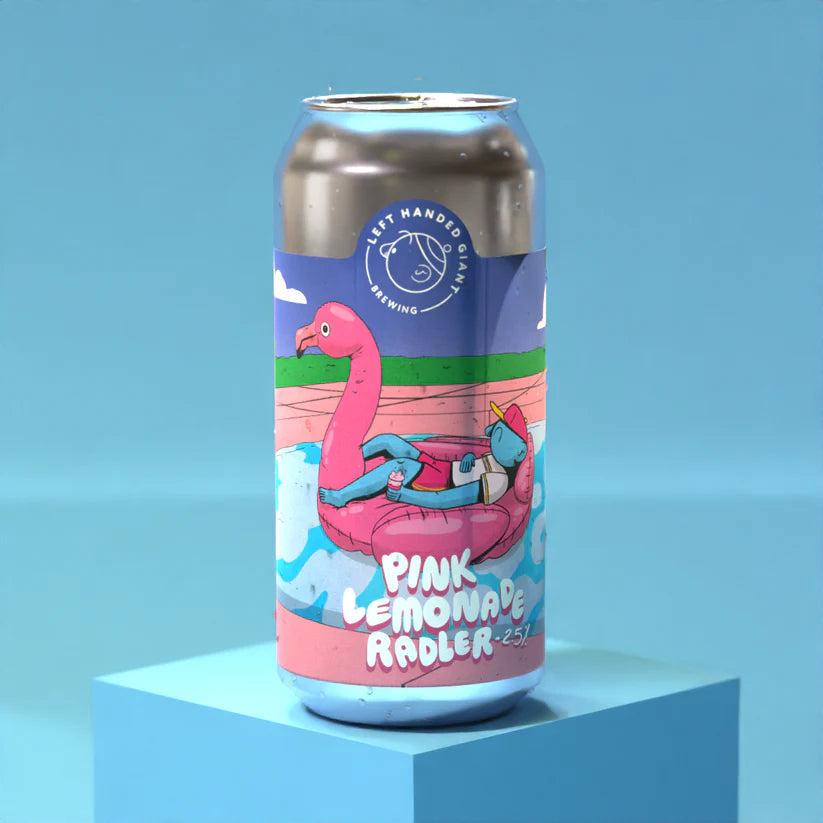 Pink Lemonade Radler Left Handed Giant Pink Lemonade Radler, 2.5%, 440ml Can