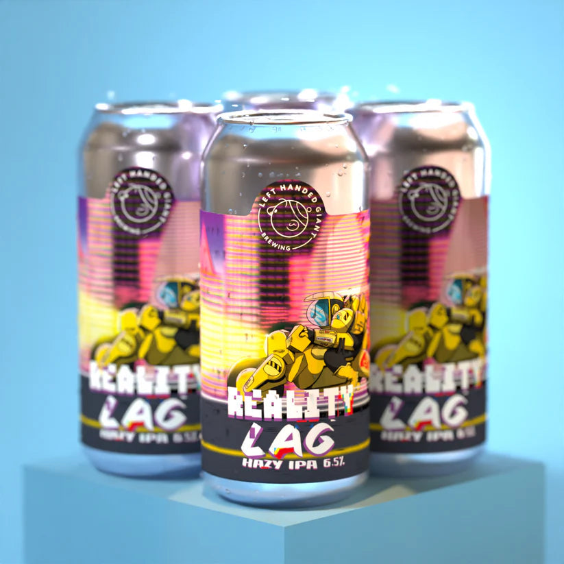 Reality Lag Left Handed Giant Hazy IPA, 6.5%, 440ml Can