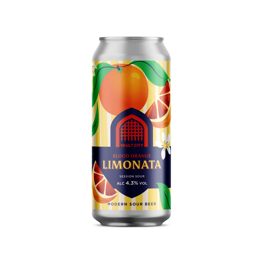 Blood Orange Limonata Sour Vault City Blood Orange Limonata Sour, 4.3%, 440ml Can