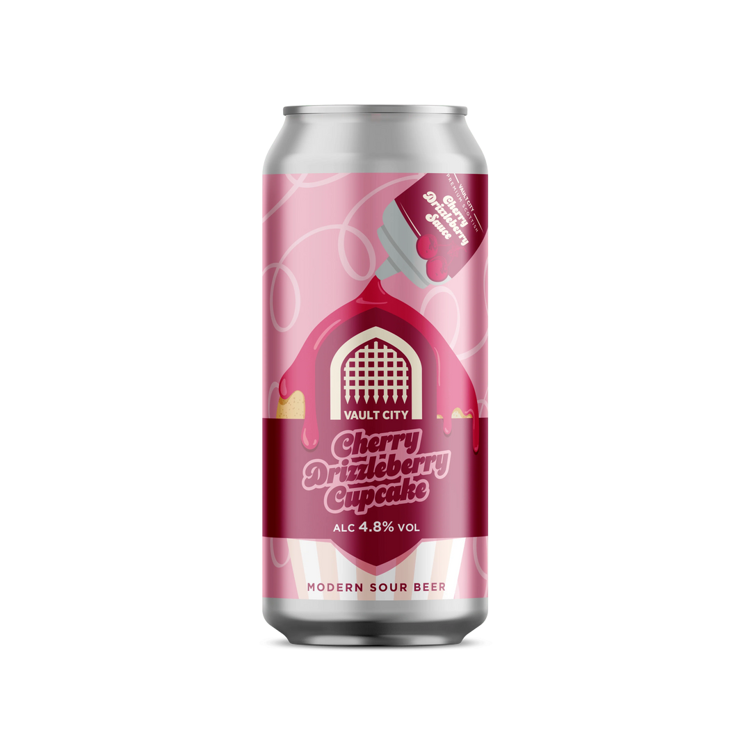 Cherry Drizzleberry Cupcake Sour Vault City Cherry Drizzleberry Cupcake Sour, 4.8%, 440ml Can
