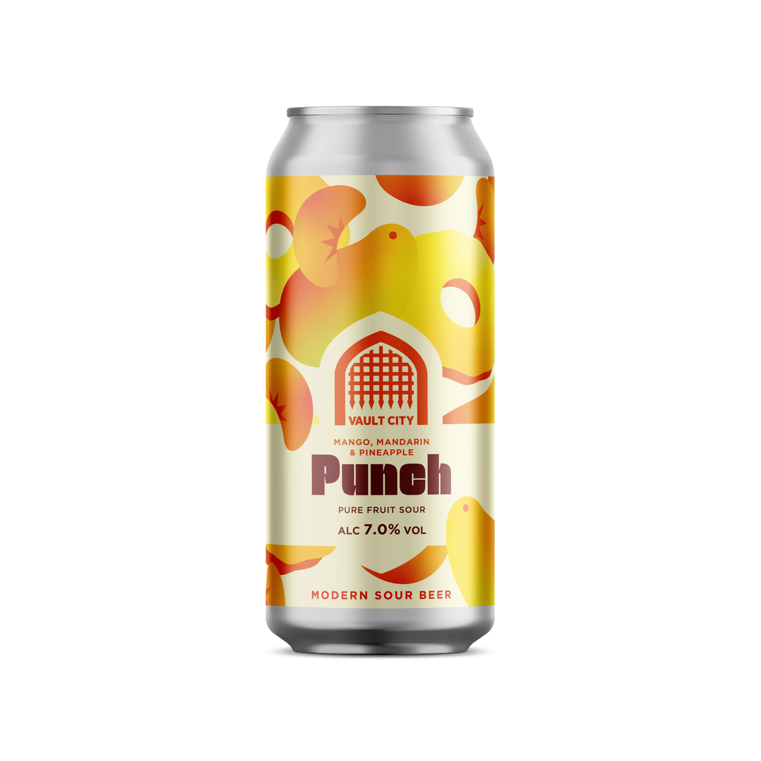 Mandarin, Mango & Pineapple Punch Sour Vault City Mandarin, Mango & Pineapple Punch Sour, 7%, 440ml Can
