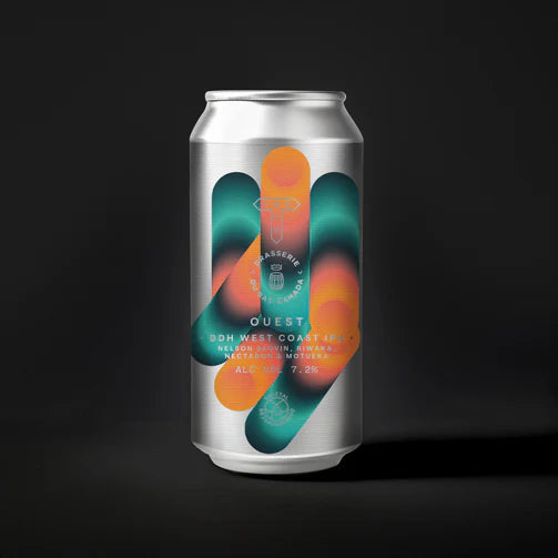 Ouest Track Brewing Co X Brasserie du Bas-Canada Gluten Free DDH West Coast IPA, 7.2%, 440ml Can