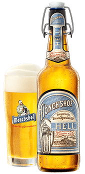 Mönchshof Hell Kulmbacher Brauerei Helles, 4.9%, 500ml Bottle