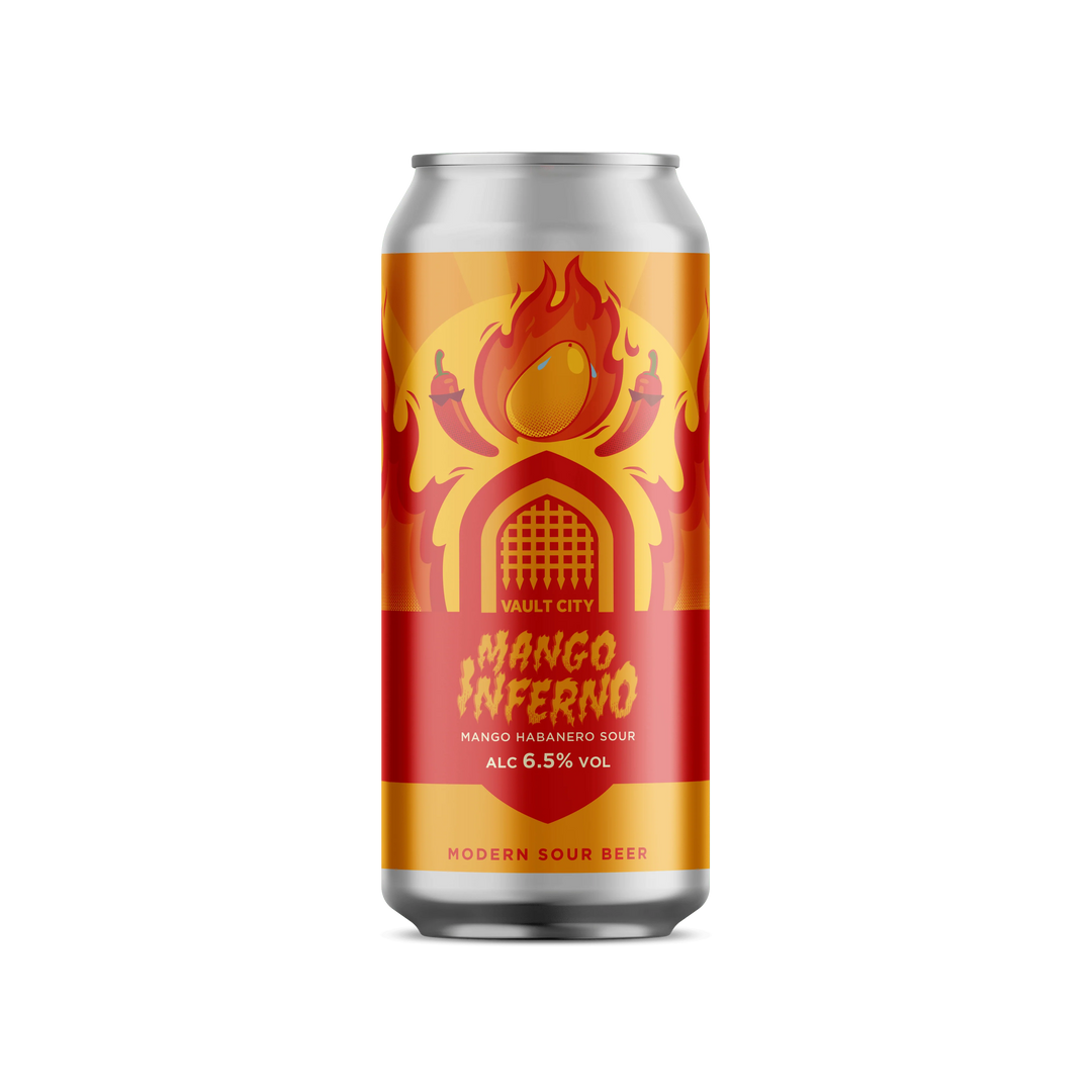 Mango Inferno - Vault City - Mango Habanero Sour, 6.5%, 440ml Can