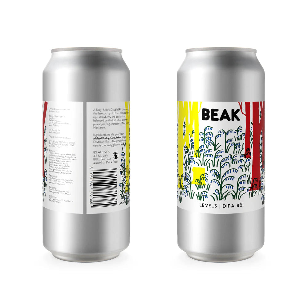 Levels Beak Brewery DIPA, 8%, 440ml Can