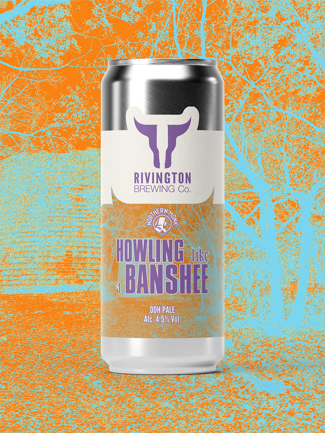 Howling Like A Banshee Rivington Brewing Co X Northern Monk DDH Pale Ale, 4.5%, 500ml Can