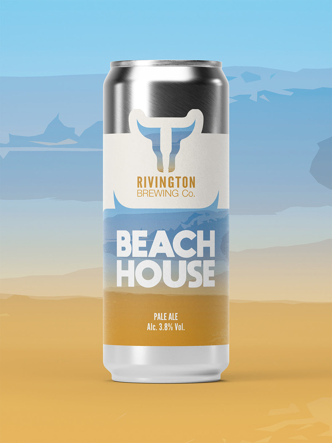 Beach House Rivington Brewing Co Pale Ale, 3.8%, 500ml Can