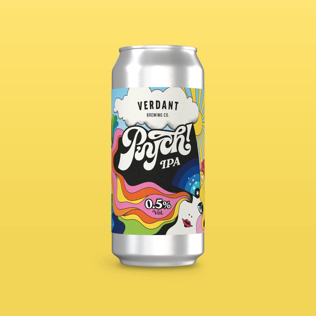 Psych Verdant Brewing Co Low Alcohol IPA, 0.5%, 440ml Can