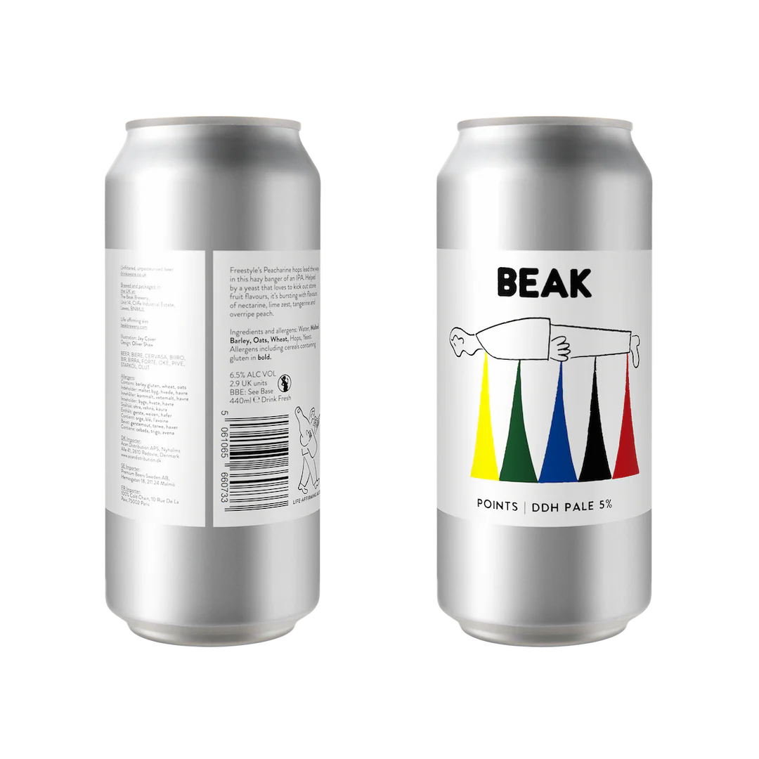 Beak Brewery, Points, DDH Pale, 5%, 440ml can